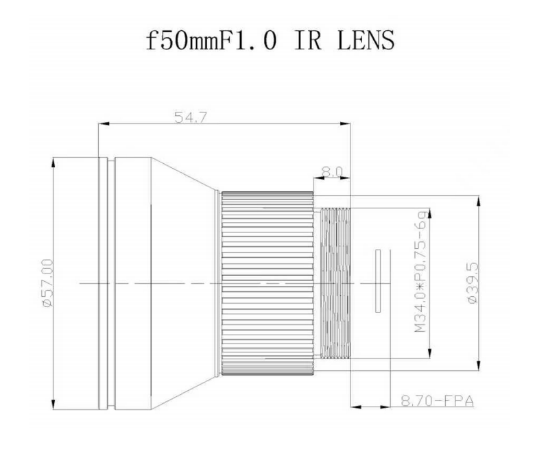 50mm Thermal Imaging Lens